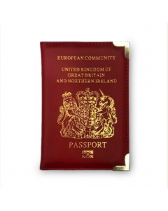 Husă protecție Pașaport Marea Britanie grena