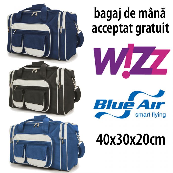 Attend chess spark Geanta 40x30x20 Wizz Air / Blue Air | Travelkit