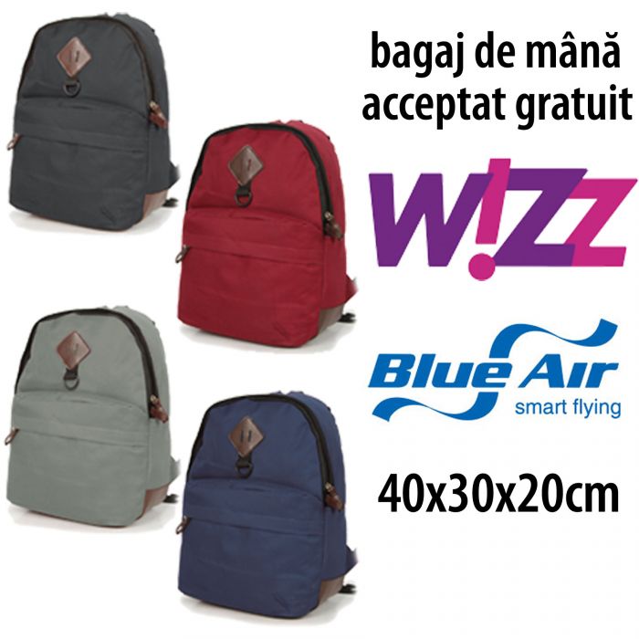 Rucsac 40x30x20 cm pt. Wizz Air si Blue Air