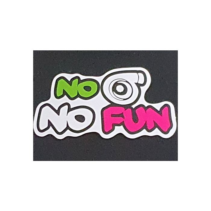 Sticker No Turbo No Fun