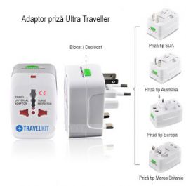 Adaptor Priza Universal Ultra Traveller